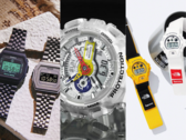 De izquierda a derecha (en la foto): El rag &amp; bone × Casio Vintage Premium, el A$AP Ferg GA-110FRG-7AER, y el Supreme × The North Face DW-6900SNF-1A. (Fuente de la imagen: Casio. G-Central)
