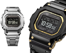La Casio GMW-BZ5000D-1 (izquierda), y la GMW-BZ5000BD-1 (derecha), fotografiadas sobre fondo blanco. (Fuente de la imagen: Casio España - editado)