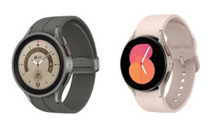 El Galaxy Watch5 y el Galaxy Watch5 Pro estarán disponibles en al menos dos y tres opciones de color, respectivamente. (Fuente de la imagen: 91mobiles)