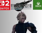 Se muestra el banner de Final Fantasy 7 Remake Intergrade (Fuente de la imagen: Nintendo of America, Xbox Gaming con ediciones)