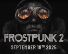 Una captura de pantalla de la fecha de lanzamiento en consolas de Frostpunk 2 del tráiler ahora oculto (fuente de la imagen: VGT Gaming News X)