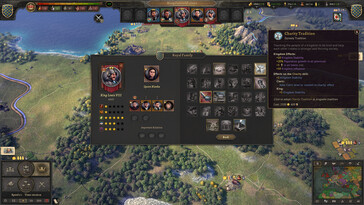 Una imagen que muestra una interfaz de Knights of Honor II: Sovereign.