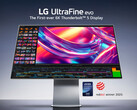 El LG UltraFine 32U990A combina una resolución 6K con dos puertos Thunderbolt 5. (Fuente de la imagen: LG)