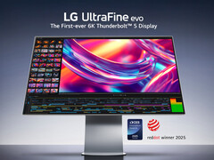 El LG UltraFine 32U990A combina una resolución 6K con dos puertos Thunderbolt 5. (Fuente de la imagen: LG)