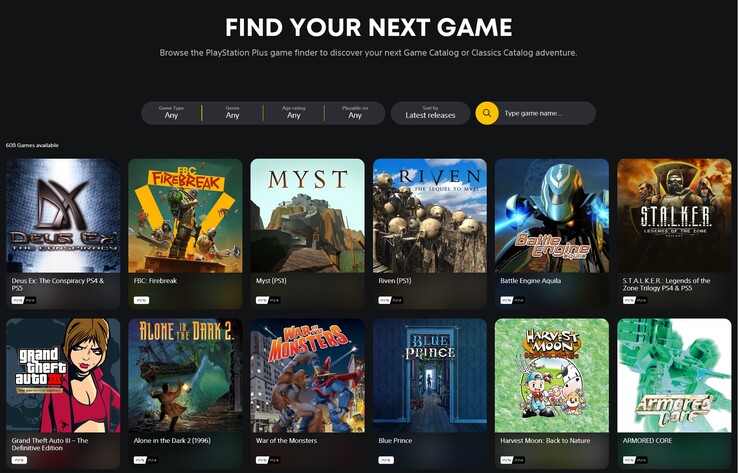 Últimas incorporaciones a PlayStation Plus a 25 de junio de 2025 (Fuente de la imagen: captura de pantalla, Sony PlayStation)