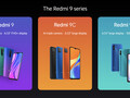 Los Redmi 9, Redmi 9A, Redmi 9C están ahora oficialmente disponibles en Europa (imagen vía Xiaomi en Twitter)