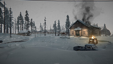 Una imagen que muestra una casa en The Long Dark.