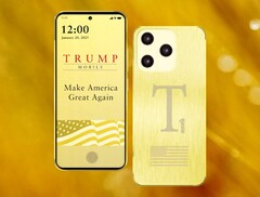 La entrega del Trump T1 Phone está prevista para finales de enero. (Fuente de la imagen: Trump Mobile, editado)