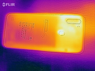 Mapa de calor Lado posterior