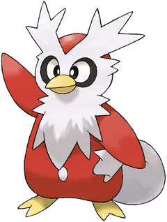 Una foto de archivo de Delibird (fuente de la imagen: PokemonDB)
