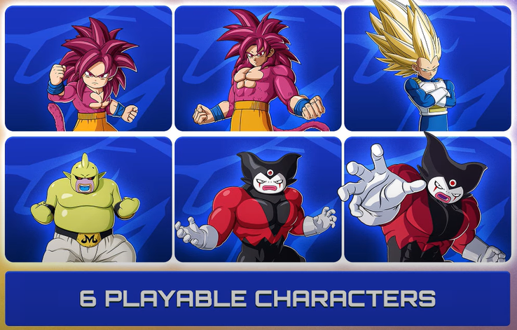 ¡DAIMA Character Pack 2 añade Goku SSJ4, Vegeta SSJ3, Majin Duu, Gomah Tercer Ojo y Gomah Gigante a Sparking! ZERO. (Fuente de la imagen: Bandai Namco)