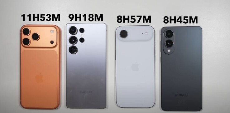 El iPhone Air supera al Galaxy S25 Edge. (Fuente de la imagen: XEETECHCARE)