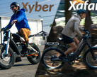 El Segway Xyber cuenta con un elegante faro delantero X LED, y el Xafari es un robusto desplazador de doble suspensión. (Fuente de la imagen: Segway)