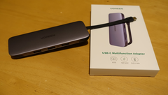 El concentrador UGREEN USB C 9 en 1. (Fuente: Notebookcheck)