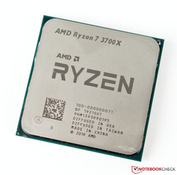 La review de la CPU de escritorio AMD Ryzen 7 3700X. Dispositivo de prueba cortesía de AMD Alemania.