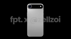 Se dice que el iPhone 17 Air vendrá con una sola cámara trasera, como se muestra en el render no oficial. (Fuente de la imagen: Jon Prosser)