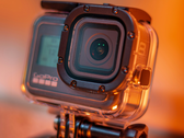 Un primer plano de una cámara GoPro.