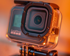 Un primer plano de una cámara GoPro.