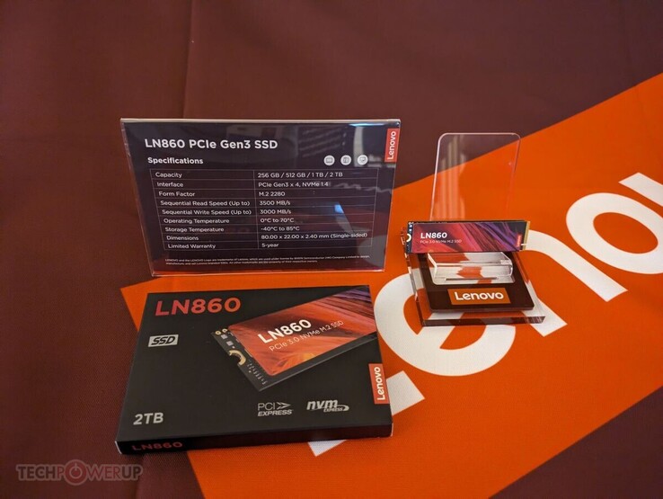 Unidad SSD LN860 Gen3 (Fuente de la imagen: TechPowerUp)