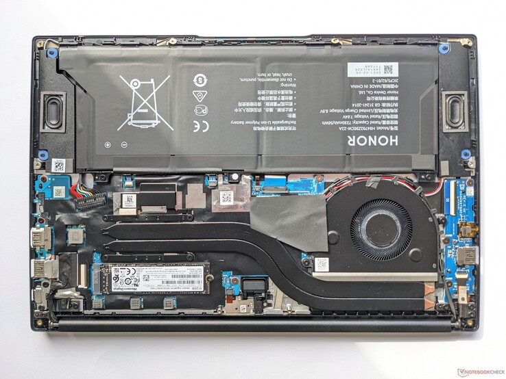 Las entrañas del Honor MagicBook 14 con un Core i7-1165G7