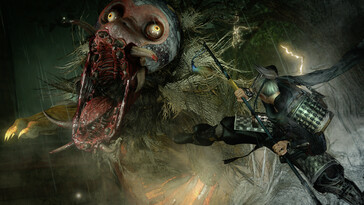 Una imagen que muestra un monstruo en Nioh: Complete Edition.