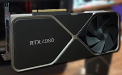 La GeForce RTX 4080 fue objeto de un examen humorístico en el vídeo de Bitwit. (Fuente de la imagen: Bitwit - editado)