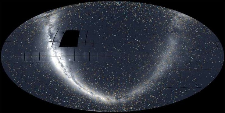 La imagen de TESS muestra el universo y los exoplanetas.