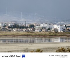 Vivo X300 Pro con teleconvertidor de 400 mm