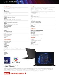 Especificaciones Lenovo ThinkPad X13 G7 Intel.