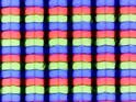 Matriz de sub-píxeles: Distorsión causada por el revestimiento mate