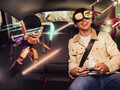 HTC Vive y holoride llevan el entretenimiento en RV a los pasajeros de los coches. (Fuente de la imagen: HTC Vive / holoride)