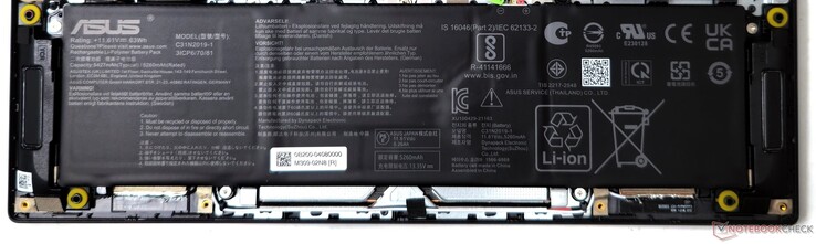 La batería de 63 WHr del VivoBook 14X ofrece una autonomía decente