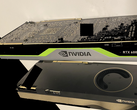 Un primer vistazo a la tarjeta Quadro RTX de NVIDIA basada en el amperio. (Fuente de la imagen: La Ley de Moore está muerta)