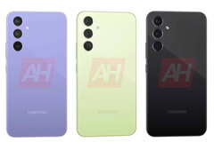 El Galaxy A54 5G debería lanzarse en Europa con cuatro colores y dos configuraciones de memoria. (Fuente de la imagen: Android Headlines)