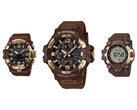 El Casio Mudmaster GG-B100XMH-5A, el Mudman GW-9500MH-5 y el GravityMaster GR-B300H-5A.