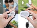 El próximo Dexcom G7 (izquierda) es mucho más pequeño que el sistema G6 CGM (derecha). (Fuente de la imagen: Dexcom - editado)