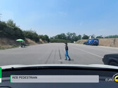 El Modelo Y se probó también con peatones de tamaño infantil (imagen: Euro NCAP)