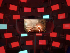 La colección de juegos de Headup Games está valorada en 182,90 dólares. En la imagen: Steam Deck ejecutando Soulslinger. (Fuente de la imagen: Valve - editado) 