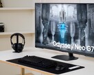 El primer monitor Mini-LED de 43 pulgadas para jugadores. (Fuente de la imagen: Samsung)