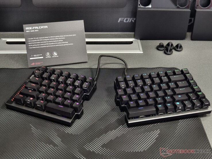 Asus ROG Falacta split (fuente de la imagen: Notebookcheck)