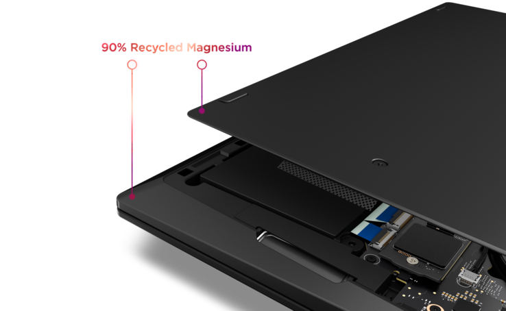 Lenovo ThinkPad X1 Carbon Gen 14 Aura Edition: Chasis rediseñado (fuente de la imagen: Lenovo)