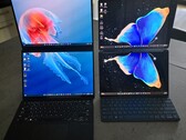 ¿Podrían el Zenbook DUO y el Yoga Book 9i marcar el comienzo de una oleada de dispositivos de doble pantalla? (Imagen: Notebookcheck)