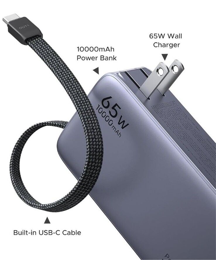El cargador portátil para portátil Ugreen Power Bank 10000mAh 65W 45W