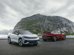 Con su forma de coupé, los nuevos SUV eléctricos de Volkswagen, VW ID.5 e ID.5 GTX, tienen un aspecto bastante deportivo (Imagen: Volkswagen)