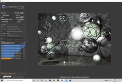 Cinebench R15 en la batería