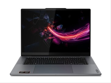 Vista frontal del Lenovo Yoga Pro 7a.