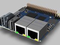 La Banana Pi BPI-M2S cuenta con memoria RAM LPDDR4 y dos puertos Gigabit Ethernet. (Fuente de la imagen: Banana Pi)