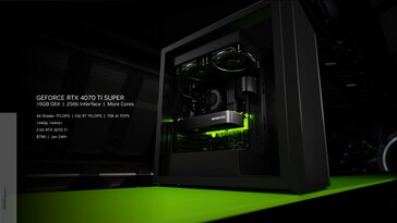 Nvidia GeForce RTX 4070 Ti Super. (Fuente: Nvidia)