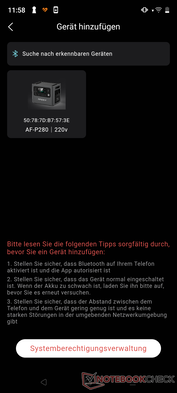 Configuración de la conexión