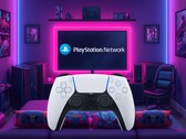 Se muestra el mando DualSense de la PS5 iniciando sesión en PSN